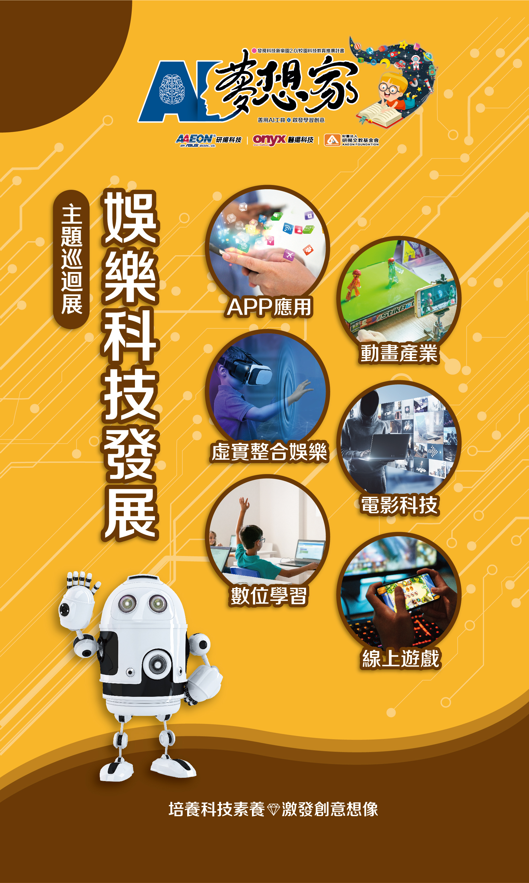 娛樂科技發展 封面展架